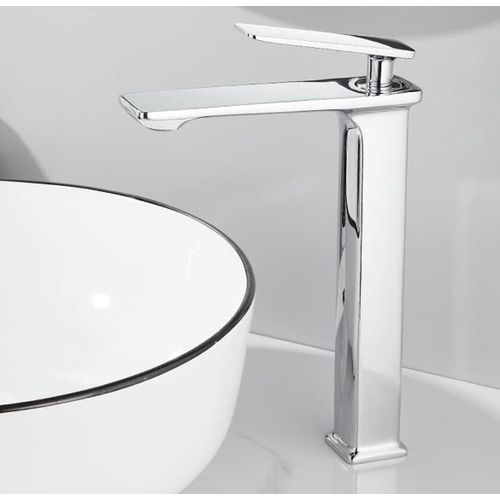 Robinet mitigeur lavabo vasque à poser long pour salle bain en cuivre de haute gamme