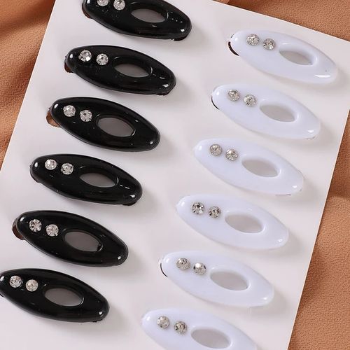 Lot De 12 Pcs Hijab écharpe Accessoires de Bijoux Épingles Ovales