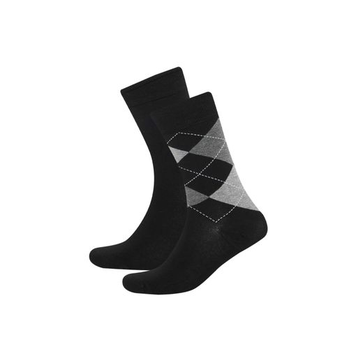 Chaussettes Longues en Bambou sans Couture pour Homme - 2 Paires