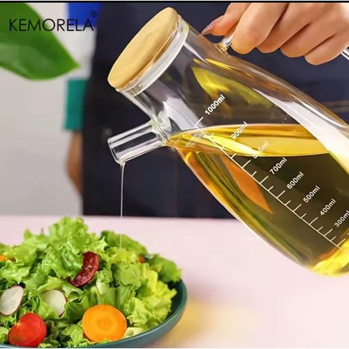Bouteille d'huile créative, bocaux de stockage d'huile d'olive, 1000ml