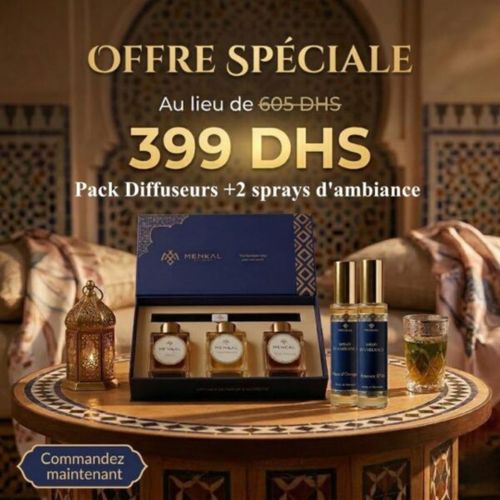 Pack de Diffuseur D’ambiance + 2 spray d’ambiance 100ML