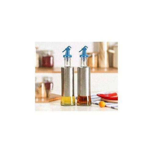 Pot à Huile et Bouteille de Sauces en Acier Inoxydable – Stockage Pratique et Chic