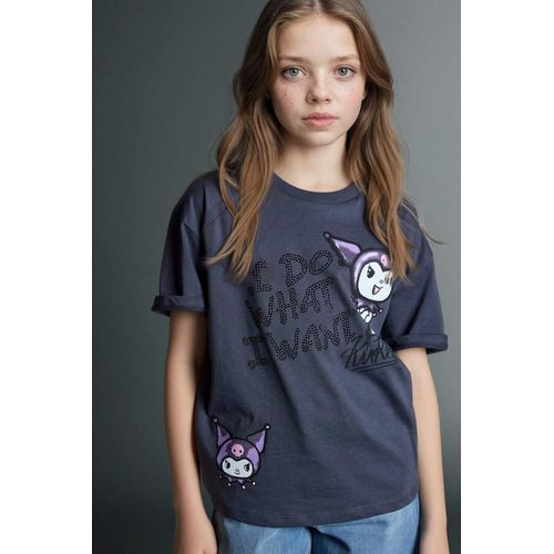 T-shirt Kuromi oversize pour fille