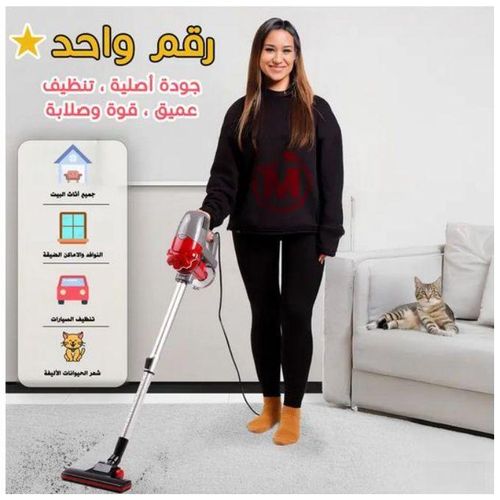 Kraft line Aspirateur main lectrique Portable 3 en 1nettoyage des poils de chien et de chat de sol et voiture technologie sans sac cyclonique