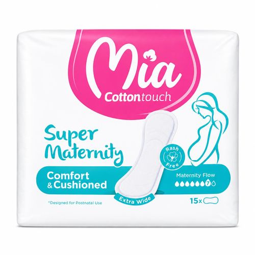Serviettes Maternité Extra Larges 15 Pièces - Touché Cotton
