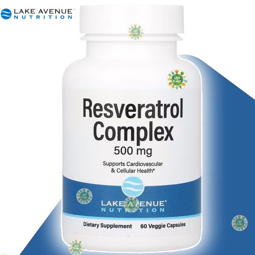 Lake Avenue Nutrition, Resveratrol Complex, 500 mg, 60 Veggie Capsules