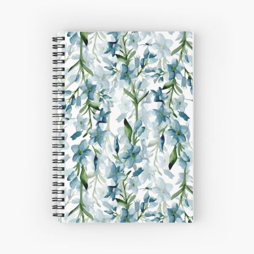 Blue branches Spiral Notebook Bloc note