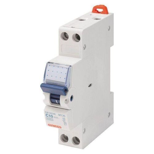 GUEWISS - DISJONCTEUR MAGNÉTOTHERMIQUE COMPACT - MTC 45 - 4500A-6kA/230V - 1 MODULE - 2P COURBE C 10/16A