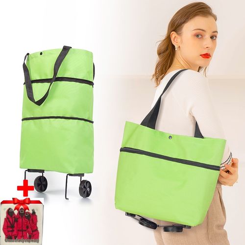 Sac de courses pliable Couleur selon le stock Dispo + Sticker Choose