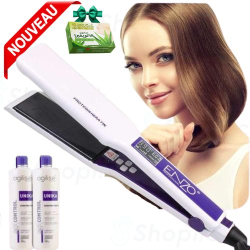 Lisseur Professionnel Haute Température 990°F en Titane