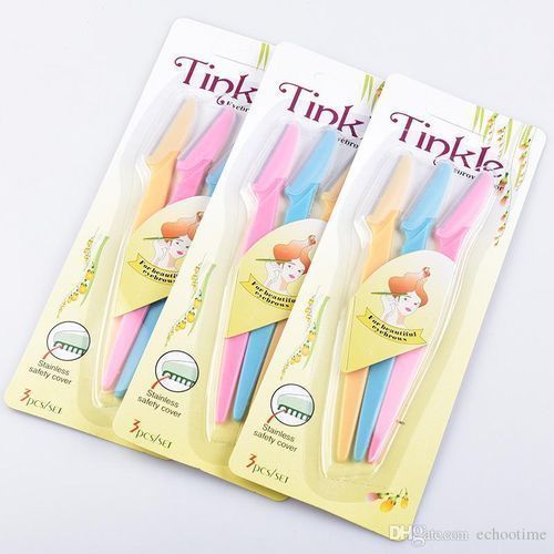 Pack 3 Tinkle Rasoir pour les sourcils Tinkle Rasoir épile sourcils et bikini Couteau De Maquillage Rasoir