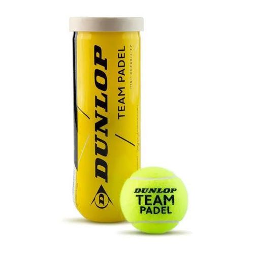 Tube de 3 Balles de Padel Team Padel Haute Durabilité
