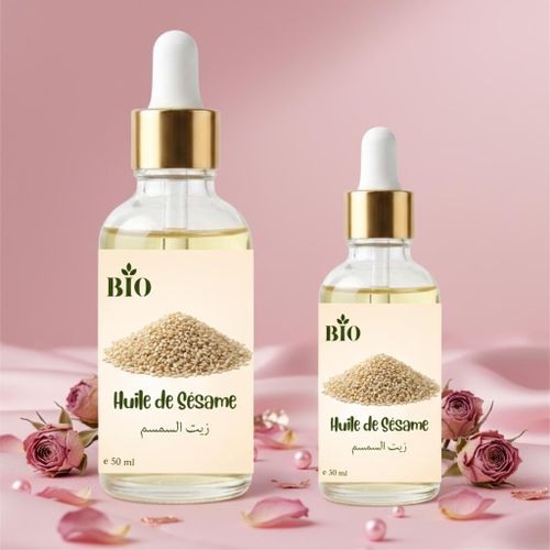 Pack x2 Huile de Sesame 50 ml et 30 ml qualité premium pure