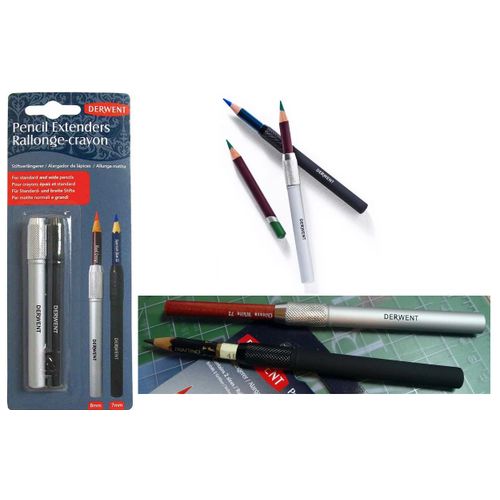 2 Rallongeurs CrayonsMtal lisseUtilisation Crayons jusquau BoutBonne Prise
