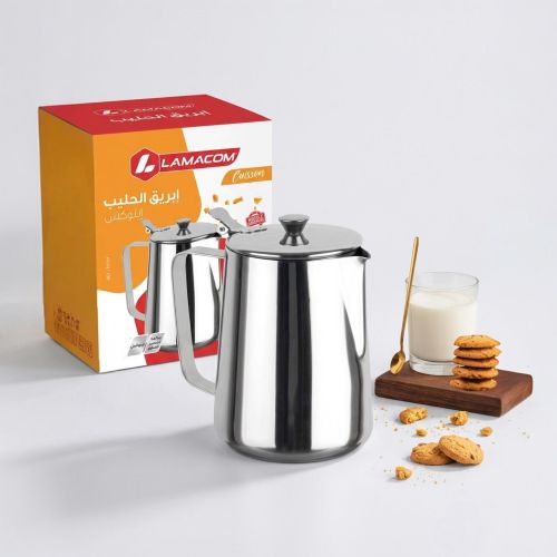 Pichet lait en acier inoxydable Disponible en 1L et 15L Rsistant et idal pour la cuisson quotidienne