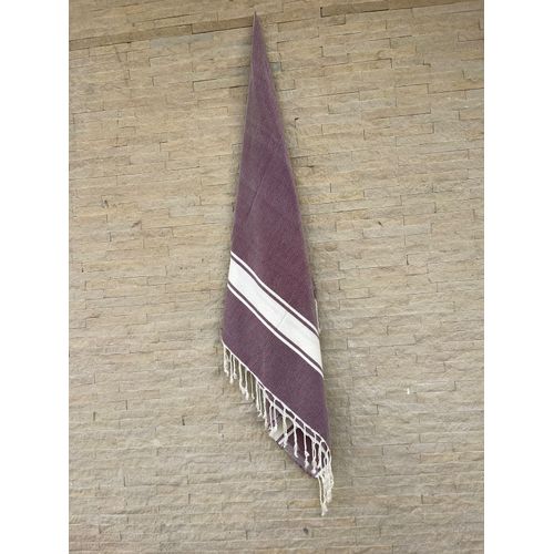 Fouta Élégance - Serviette de Plage et Hammam Marocain Fait Main 1m/2m