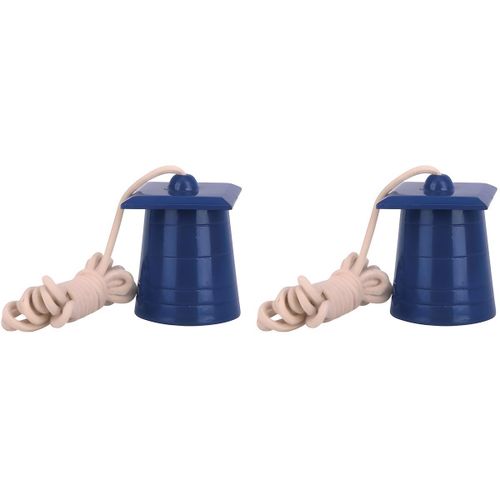Plomb de Maçon - Corde en Coton 3m - Outil de Verticalité Précis - Poids 500g - lot de 2