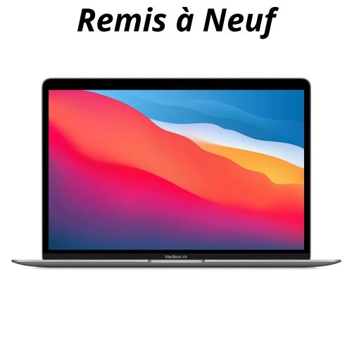 MacBook Air M1 13-inch 2020 – 8 Go RAM – 256 Go SSD – Gris Sidéral – Remis à Neuf