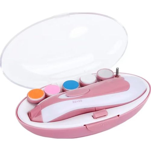 Kit de coupe-ongles électrique 6en1 pour bébé, lime à ongle