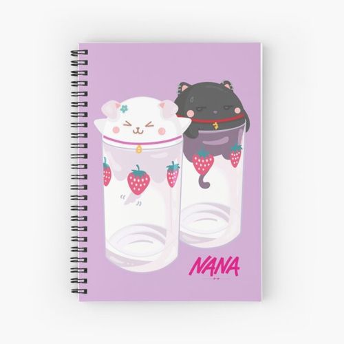 Nana Hachi - Strawberry glasses Spiral Notebook Bloc note