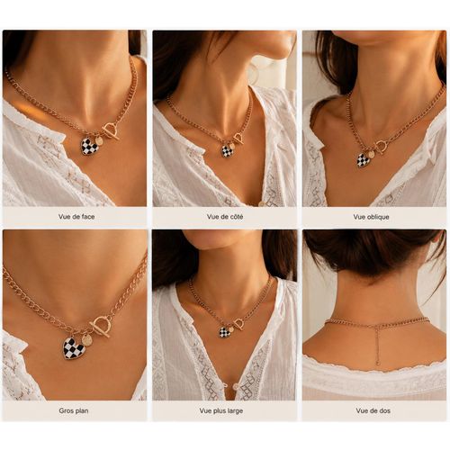 Collier Cœur Chic – Élégance Vintage & Style Tendance