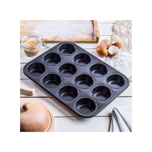 Moule 12 tasses, Moule à Gâteau pâtisserie, cupcake & muffins