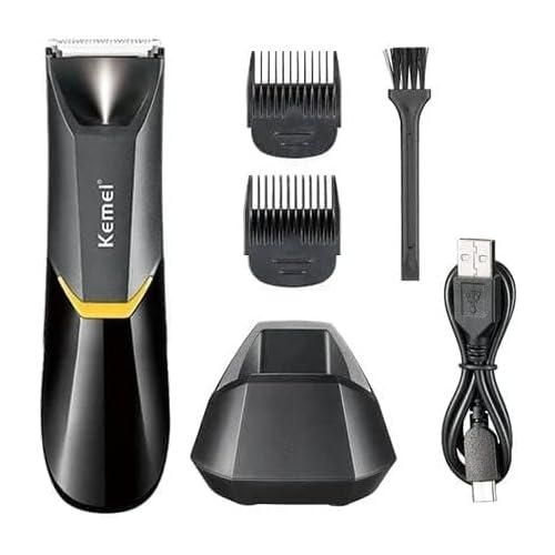 ماكينة تشذيب شعر لاسلكية مقاومة للماء للجسم والمناطق الحساسة - للرجال والنساء