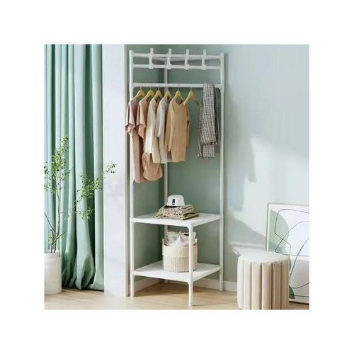 Porte-manteaux d'angle, fin, élégant, rangement pour vêtements, montage facile, durable, robuste, porte-chapeaux d'angle mural, montage multicouche.