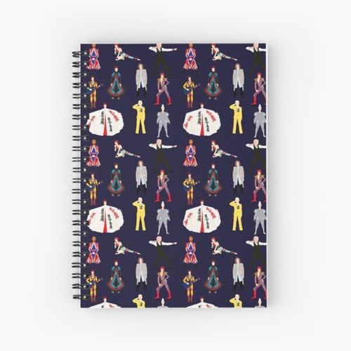 The Bowie Experience line-up Spiral Notebook Bloc note