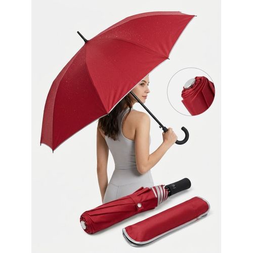 Parapluie Pliable Pratique et Élégant – Pliable, Incassable et Anti-Vent (Protection Pluie & Soleil)