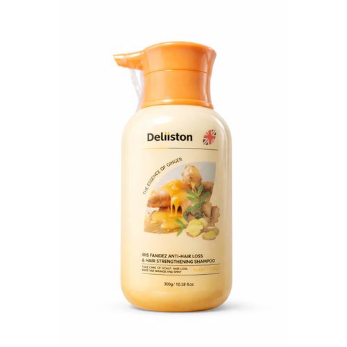 Shampooing Deliiston Biotine Gingembre 300ml Anti-Chute Cheveux