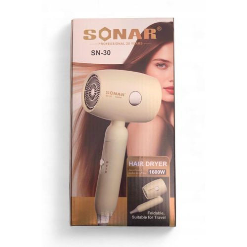 Sèche-cheveux SN-30 – 1600 W Pliable Idéal pour les voyages