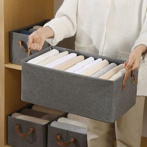 Boîte de rangement pour vêtements pliable d'organisation pour vêtements économiser de l'espace.