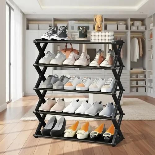 Étagère à chaussures pliable – Organisateur moderne multi-niveaux