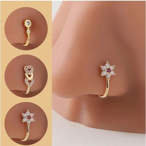Lot de 3 pinces-nez bohèmes pour femme