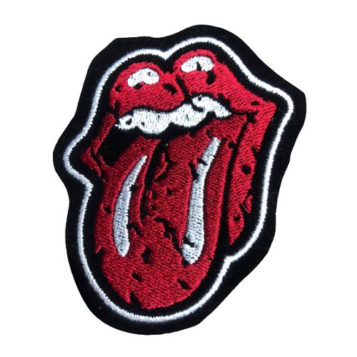 Patch brodé haut de gamme Rolling Stones 10x8cm