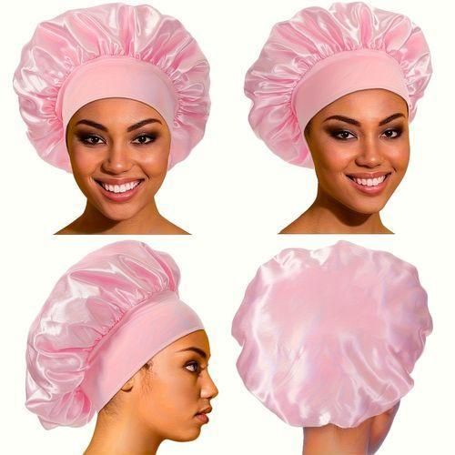 Bonnet de Nuit en Satin Réglable – Protection des Cheveux, Anti-Frisottis, Anti-Casse et Confort Optimal pour Dormir