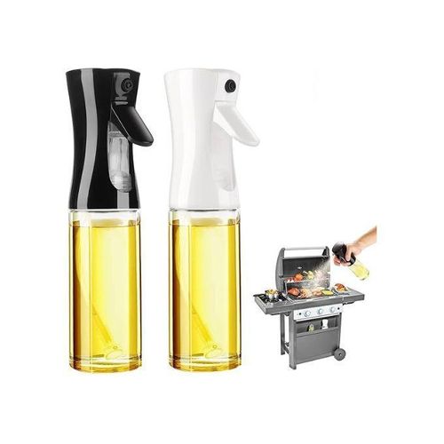 2 Pièces Spray Huile Cuisine en Verre, Vaporisateur Huile, Bouteilles d'huile