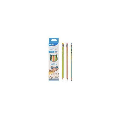 Boîte de crayons graphite pour enfants – 12 crayons 2B à motifs mignons