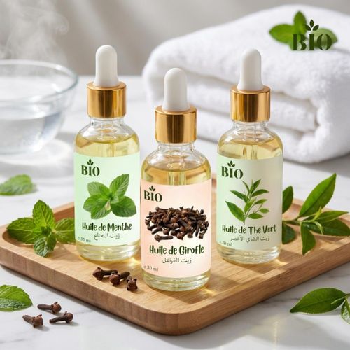 Slection Huiles Aromatiques 30 ml Hydratation et soin naturel visage