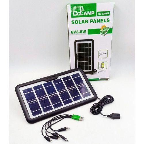 Panneau Solaire 8W USB - Léger et Compact, Idéal pour Profiter de l'Énergie Solaire