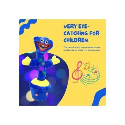 huggy wuggy danse avec musique enregistre et rpte la parole-batterie rechargeable