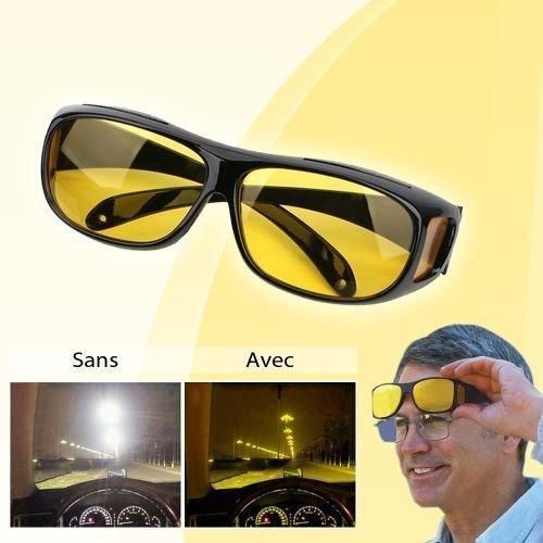Pack de 2 Lunettes Hd Vision Jour & Nuit