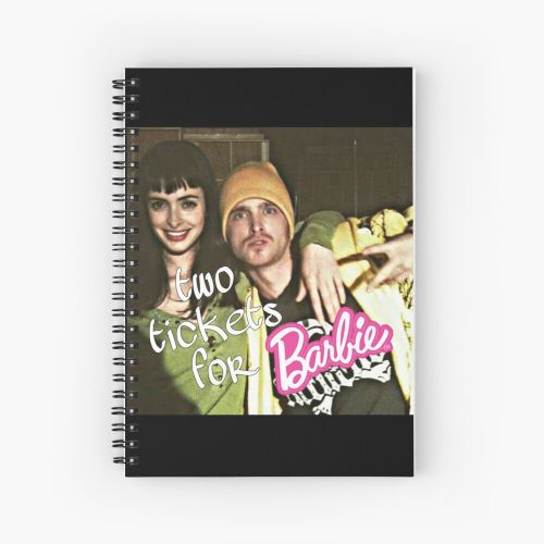 Tickets for barbie please Spiral Notebook - Bloc note