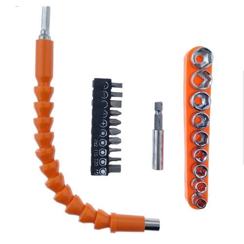 Extension de foret flexible magnétique 295mm, avec jeu de forets (21 PCS)