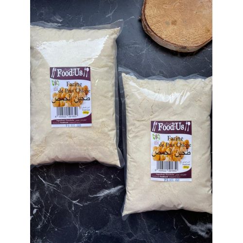 Farine de Pois Chiche – 900 g – Sans Gluten – Qualité Premium