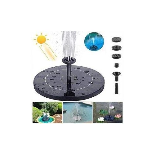 Fontaine à Eau Solaire Flottante pour Jardin – Pompe Automatique pour Bain d'Oiseaux et Bassin