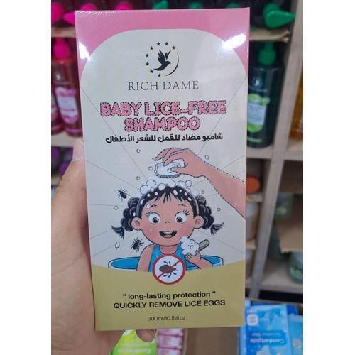 Baby Lice Free Shampoo 300ml – Shampooing Anti-Poux Doux pour Enfants, Protection du Cuir Chevelu & Prévention