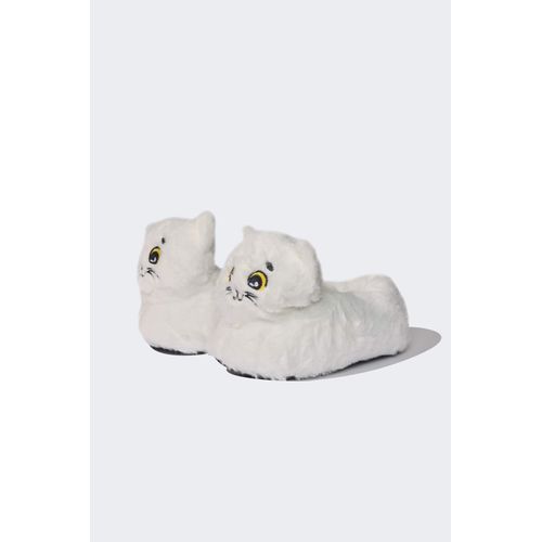 حذاء منزلي بكعب مسطح شتوي