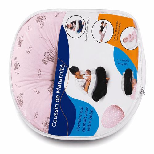 Coussin de Maternité Grossesse - Allaitement – Oreiller de Soutien pour Femme Enceinte et Bébé – Confort Multifonctionnel 0 Mois et Plus